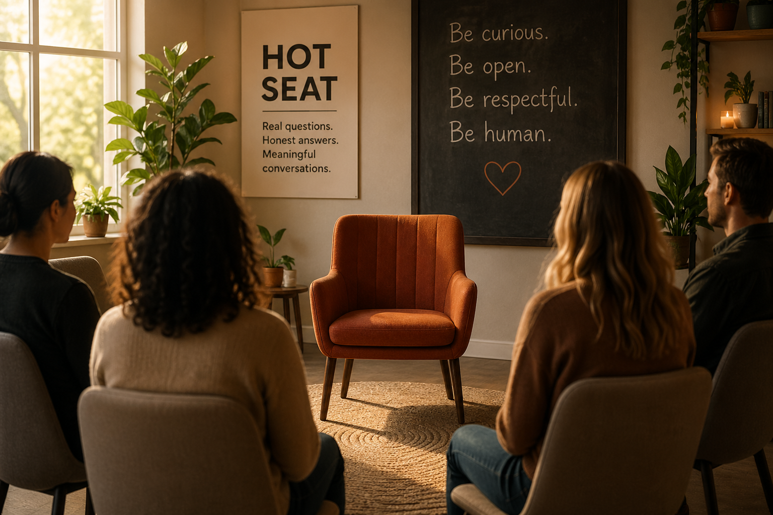 ChatGPTs interpretation of the hot seat
